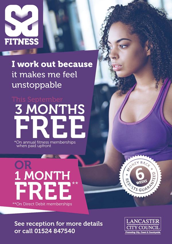 September Gym offer 2019